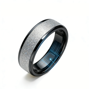 TESERY Anillo Inteligente Tesla con NFC, Cerámico, IP68 Resistente al Agua, Sin Batería, para Modelos 3, Y, S, X, Anillo Pasivo Sin Batería, Resistente al Agua - Product Image 1