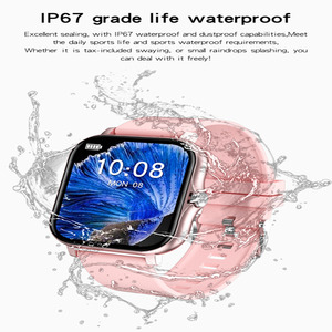 Bracelet intelligent Pro8 carré en TPU, best-seller, avec moniteur de fréquence cardiaque, tensiomètre, <span class=keywords><strong>podomètre</strong></span>, étanche, pour appels téléphoniques, montre connectée - Product Image 2