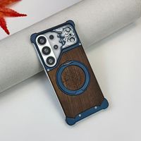 Coque de téléphone haut de gamme en métal tendance, populaire en 2026, compatible avec les modèles iPhone et Samsung