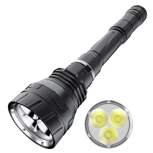 Linterna de Buceo LED de Alta Potencia, 3 LED XHP70.2, Luz Blanca Subacuática, Resistente al Agua IPX8, Linterna Táctica, Lámpara de Buceo 26650 - Product Image 1