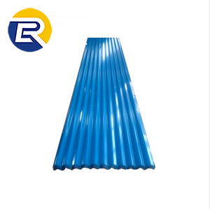 Prezzo basso pre-verniciato PPGI colorato tetto mentale tegole rivestite in lamiera di copertura zincata ondulata - Product Image 1