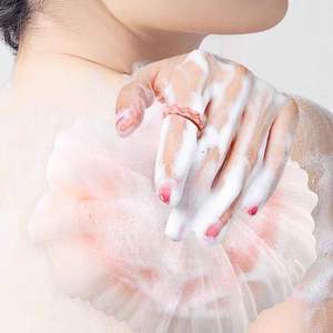 Bola de Baño de Estilo Moderno, Suave, en Forma de Bola, para Limpieza Facial, con Bolsa de Malla Redonda, Flor de Baño Exfoliante - Product Image 2