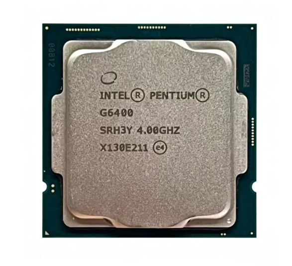 New for Pentium Gold G6400 Processor 3.2GHz Quad-Core LGA1155 6MB Cache 58W UHD Graphics 610 Desktop CPU OEM Tray