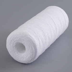Water Filter Cartridge 10-Inch 5 Micron Pp Wound Type Corrosion Resistant For Water Purifier Treatment - Product Image 1