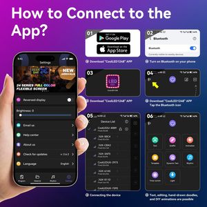 ป้ายไฟ LED แบบแท่ง 3 มม. พิกเซล USB 5V ควบคุมผ่านมือถือ CMS สำหรับโฆษณาบนรถยนต์ แสดงผลแบบตั้งโปรแกรมได้ เลื่อนข้อความได้ - Product Image 5