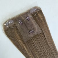 En gros, Prothèse capillaire frontale en dentelle HD avec cheveux de bébé, cheveux humains vierges, nœuds blanchis, prête à être expédiée