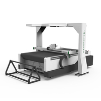 Máquina cortadora de cajas de embalaje, máquina cortadora de papel de tarjetas, cortador de plotter de cartón con herramienta de plegado