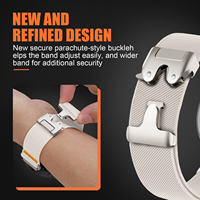 Bracelet de montre en nylon de qualité supérieure avec boucle en métal parachute 20 mm 22 mm Montres intelligentes pour Samsung Watch 7/6/5/4