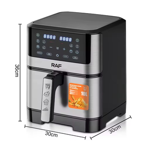 Freidora de Aire Multifuncional de Acero Inoxidable, Gran Capacidad de 10L, Horno Eléctrico sin Aceite, Freidora de Aire Digital Inteligente - Product Image 4