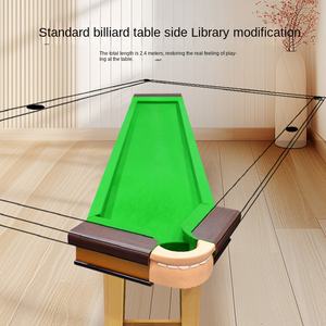 Mesa de <span class=keywords><strong>Billar</strong></span> de Cinco Puntos Fácil de Usar, Mesa de Entrenamiento de <span class=keywords><strong>Billar</strong></span> de Pizarra de 9 Pies, Mini <span class=keywords><strong>Billar</strong></span> con Retorno de Bolas, 2 en 1 para Adultos y Niños - Product Image 5