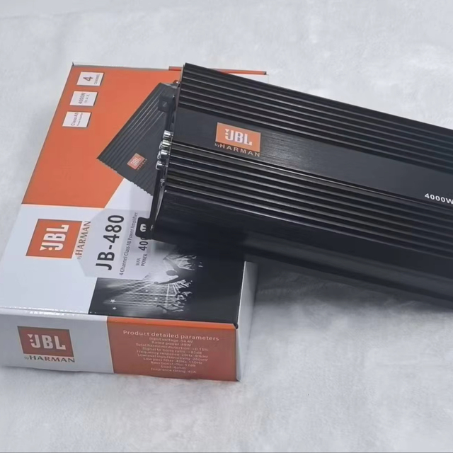 JBL JB-480 4 Channel OPG Power Amplifier 4000w Switch Class AB Power Car Audio Amplifier