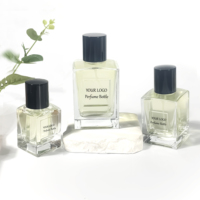 Nouveau design de bouteille de pompe de lotion d'atomiseur de vaporisateur contenant cosmétique 30ml 50ml 100ml bouteilles en verre de parfum unique en gros
