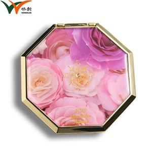 Pocket <b>Mirror</b> <b>Octagon</b> Double Sided Folding Modern Epoxy Mini Wholesale Compapct <b>Mirror</b> - Product Image 1