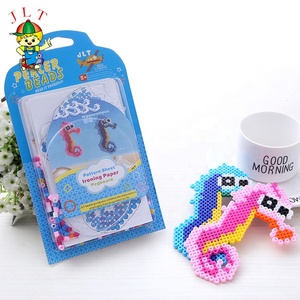 ของเล่นเสริมพัฒนาการเด็กแบบกำหนดเอง ลูกปัดฮามะรูปม้าน้ำน่ารัก - Product Image 1