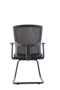 Chaise <span class=keywords><strong>de</strong></span> <span class=keywords><strong>bureau</strong></span> <span class=keywords><strong>ergonomique</strong></span> moderne à dossier moyen en maille avec base en arc pour la maison et les salles <span class=keywords><strong>de</strong></span> réunion - Product Image 4