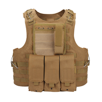 Chaleco Táctico SafeGuard Pro, Chaleco Protector para Caza y Entrenamiento al Aire Libre, Sistema MOLLE Ajustable, Ligero y Transpirable