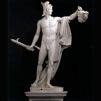 Statues de jardin grecques masculines en marbre pour décoration intérieure