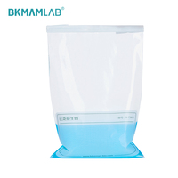 Uso en laboratorio 115*230mm Material PE Bolsa de muestreo de alambre de hierro estéril Paquete giratorio Bolsa de muestreo