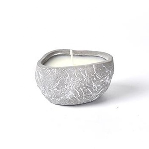 Vente en gros de haute qualité forme unique en relief parfum de maison de luxe encens bougies en béton personnalisées marque privée en céramique - Product Image 3