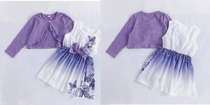 Kinderkleidung Mädchen Langarm-Rüschen-Cardigan + Ärmelloses Blumenprint-Oberteil <span class=keywords><strong>2</strong></span>-teiliges Modisches Outfit-Set <span class=keywords><strong>3</strong></span> Monate - <span class=keywords><strong>3</strong></span> Jahre - Product Image 4