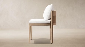Conjunto de Comedor de Madera de Teca Personalizado para Exteriores, Sillas de Comedor Tejidas con Cuerda y Mesa Rectangular de Teca, Cojines Impermeables para Patio y Jardín - Product Image 5