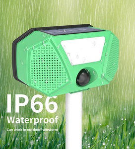 Répulsif multifonctionnel pour animaux, répulsif à ultrasons solaire pour rats, répulsif à ultrasons à fréquence variable pour oiseaux - Product Image 3