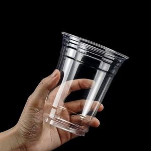 Vasos Desechables de Plástico PET Transparente de Pared Simple, Ecológicos, Personalizados al por Mayor, de 12-20 oz, con Tapas para Café, Bebidas, Fiestas y Comida para Llevar - Product Image 5