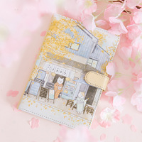 Agenda créatif fleur Kawaii journal coloré livre mignon PU couverture Journal cahier pour étudiants école fournitures de bureau