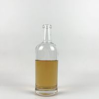 Bouteilles populaires en verre de 700ml pour vodka tequila brandy whisky