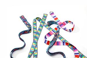 Sangle de yoga extensible en polyester personnalisée pour tapis de yoga - Product Image 2