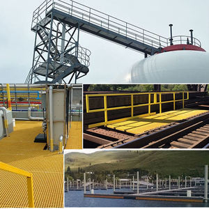 Frp Grating for Solar Power Panels Roof Top Walkways - Product Image 1