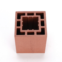Poteau en WPC imperméable pour extérieur, pour jardin/balcon, pergola, colonne carrée en WPC