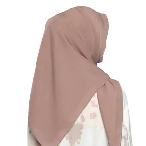 Fabrik bereit lager 110cm * 110cm platz tudung bawal weiche plain farben für Malaysia bawal baumwolle vail hijab