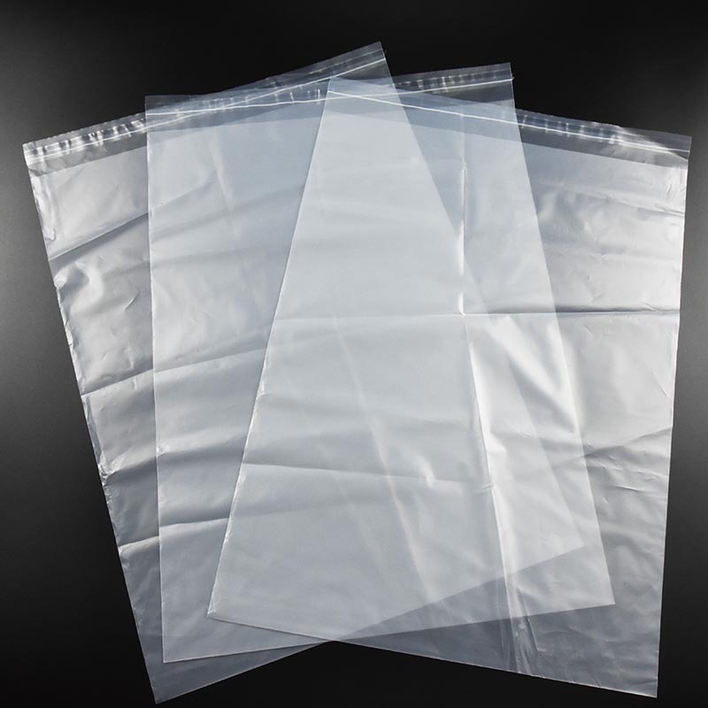 Custom Plastic Sealable Bags 30X30 Self