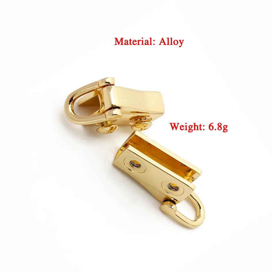 China Fabriek Custom Groothandel Licht Goud Metalen Tas Clips Met Anker Side Clip Connector Hardware