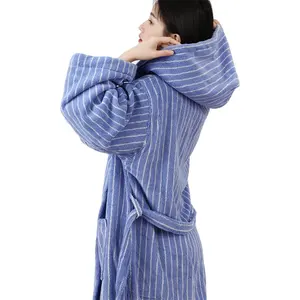 Night Pajamas Women Sleepwear Robes Night Wears Hotel Bathrobe Dress With Sleepwear Bathrobe