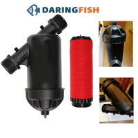 Aspersor de Agua para Riego Agrícola DaringFish con Disco de Filtro de Plástico Grande, Bomba de Riego por Goteo para Jardín