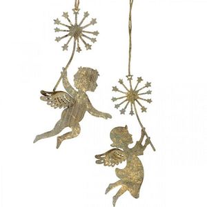 Pendentif de noël en forme de cœur brillant fait à la main, meilleur décor de maison en métal brillant, ornement suspendu pour arbre de noël - Product Image 1