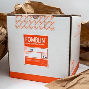 Solvay Fomblin YR PFPE Perfluoropolieter Fluidos de lubricación de alto vacío Embalaje original Caja de 5kg Suministro global confiable - Product Image 5