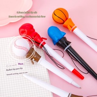 Cadeaux originaux, stylo rebondissant en plastique PU, anti-stress, rebond lent, impression UV, encre multicolore, papeterie amusante pour le bureau