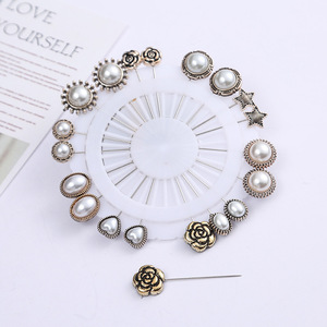 Nouveau Design Broches Papillon Dorées Épingles de Sécurité Clips Hijab Accessoires Broches de Foulard pour Femmes Musulmanes - Product Image 5