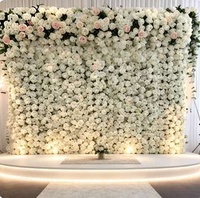 Boules de fleurs artificielles en soie blanches en gros pour décorations murales florales, centres de table, mariages, douches nuptiales, anniversaires JD