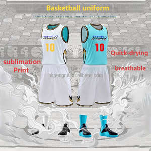 OEM Uniforme de basket-ball pour hommes Été Séchage rapide Impression par sublimation personnalisée Logo Broderie Respirant 100% Polyester Shorts - Product Image 3