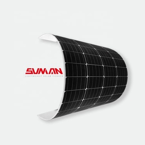 Panneaux solaires flexibles certifiés Sunman Earc 500w 520w, panneaux solaires flexibles monocristallins fins personnalisés pour la maison SMF520J-12X12UW 520w Fle - Product Image 3