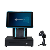 Sistem POS Mesin Kasir Titik Penjualan Tablet POS Model S01 Sistem Operasi Windows/Android Garansi 1 Tahun untuk Ritel Supermarket