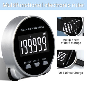 Règle électronique rechargeable multifonction 8-en-1 avec écran LCD HD, outil intelligent pour la maison, vente en gros - Product Image 5