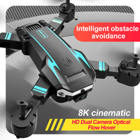 Drone en plastique SHRC G6 à vente chaude pour le commerce extérieur, photographie aérienne haute définition 8K, quadricoptère à évitement d'obstacles, télécommande