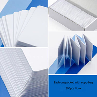 Günstiger Preis Bestseller Hochwertige 213 215 Chip Bedruckbare Weiße Plastik-Blanko-Karte