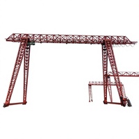Grue portique mobile industrielle de type MH, hauteur de levage personnalisée de 10 m, portée de 24 m, pour cours et quais extérieurs, capacité de 10 tonnes/20 tonnes