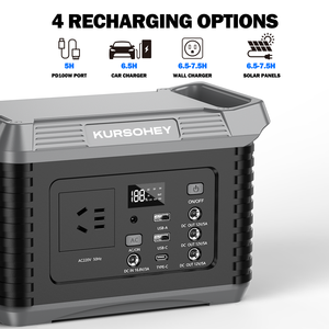 Station d'alimentation portable SHARMEAL 200W, système de stockage d'énergie tout-en-un, générateur solaire, batterie Lifepo4 45000mAh - Product Image 6